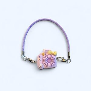 Charming Purple and Yellow Kids Camera Bracelet